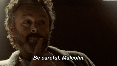 Michael Sheen Tread Carefully GIF by ProdigalSonFox - Find & Share on GIPHY
