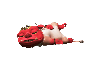 Sleepy Character Sticker by Komarong Animation