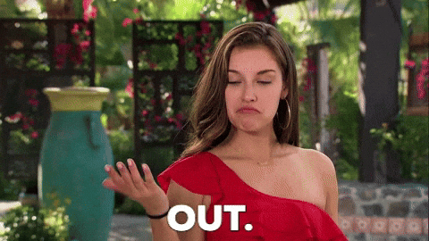 Im Out GIF by The Bachelor by thebachelor
