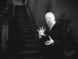 alfred hitchcock art GIF by hoppip