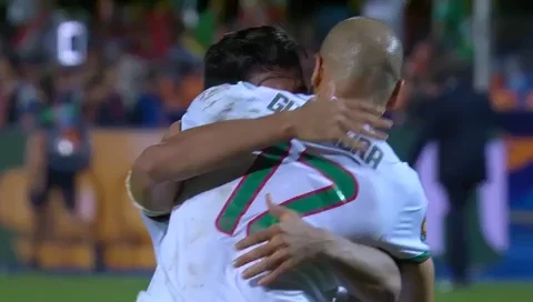 Football Hug GIF by CAF
