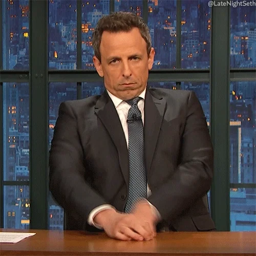 Seth Meyers No GIF by Late Night with Seth Meyers
