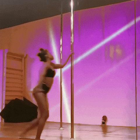 Power Fly GIF by Foxy Fitness and Pole