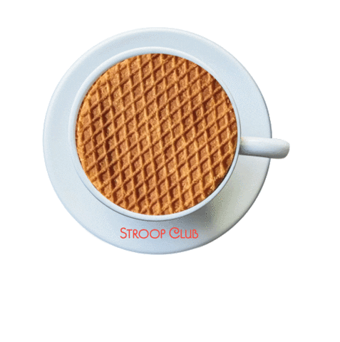 Coffee Stroopwafel Sticker by StroopClub