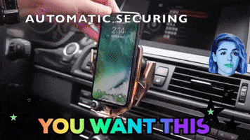 Auto Grip Mobile Charger GIF