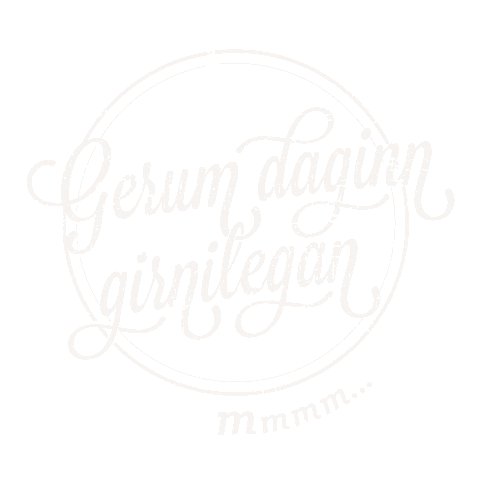 Matur Girnilegt Sticker by Gerum daginn girnilegan