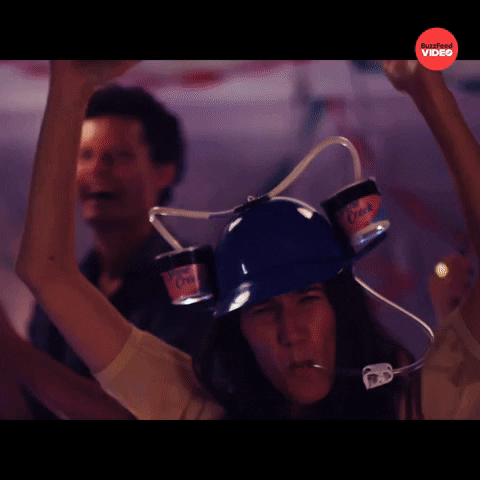 Party Beer GIF by BuzzFeed