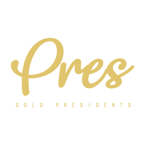 Gold Presidents Sticker