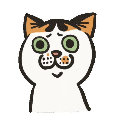 Sad Cat Sticker