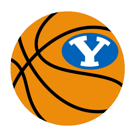 College Basketball Football Sticker by Brigham Young University
