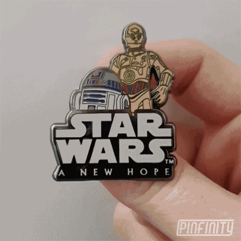Pinfinity star wars augmented reality r2d2 a new hope GIF