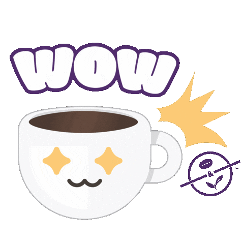 Borninsocal Wow Sticker by CoffeeBeanSingapore