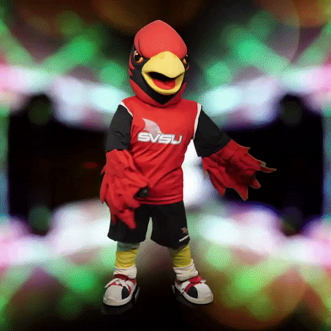 Dance Floss GIF by Saginaw Valley State University