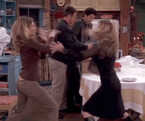Giphy - Season 9 Fight GIF by Friends