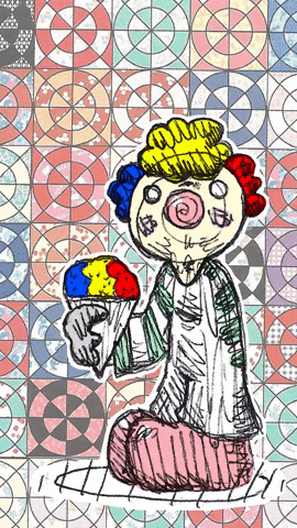 Clowning Around Shaved Ice GIF by Jimmy Arca