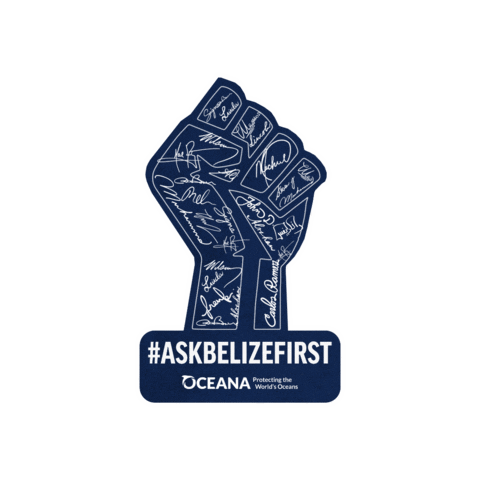 Oceana In Belize Sticker