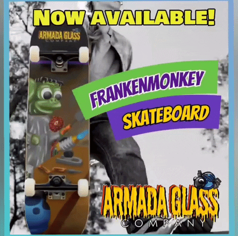Halloween Skate GIF by Armada Glass Company