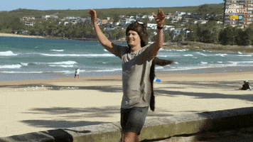 Beach Will GIF by Celebrity Apprentice Australia