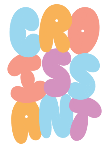 Bubbles Nationalcroissantday Sticker by Croissant