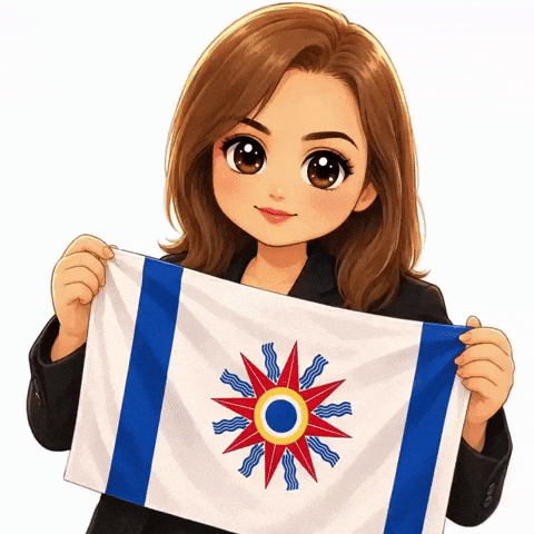 Flag Jesus GIF by chaldeanmediahistory