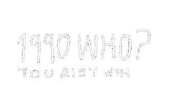 1990 Sticker by Nomehas Visuals ™