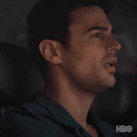 Theo James Reaction GIF by HBO