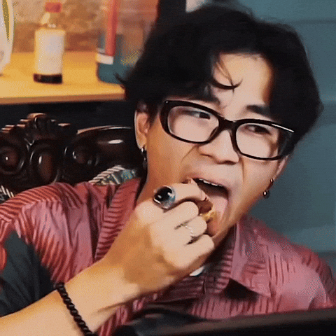 Gag Eating GIF