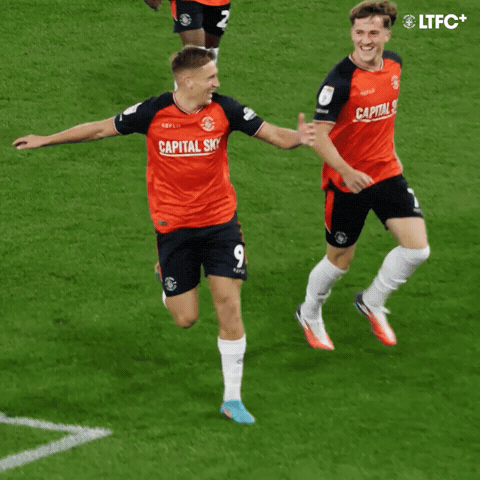 Excited Best Friend GIF by Luton Town FC