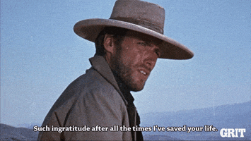 Clint Eastwood Mood GIF by GritTV
