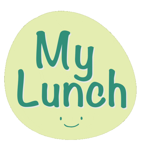 Happy Lunch Sticker by Sonamm