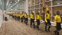 South African Firefighters Sing and Dance After Landing in Canada to Battle Wildfires