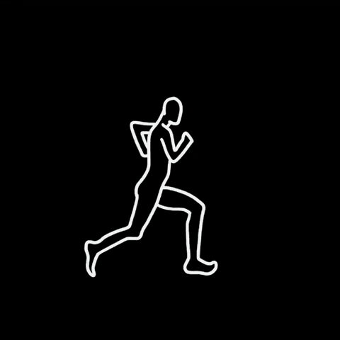 RunForHeroes run running man colour GIF