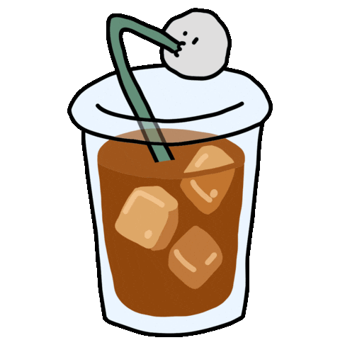 Tired Coffee Sticker
