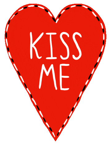 Kiss Me Love Sticker by rhonturn