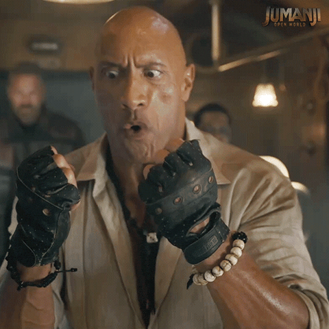 The Rock Wow GIF by Jumanji: Open World