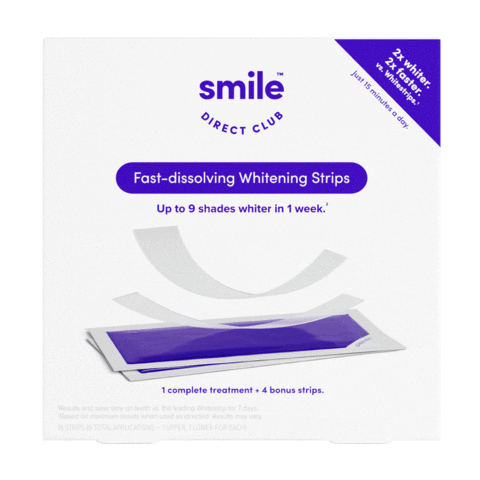 Teeth Whitening Bright Smile Sticker by SmileDirectClub