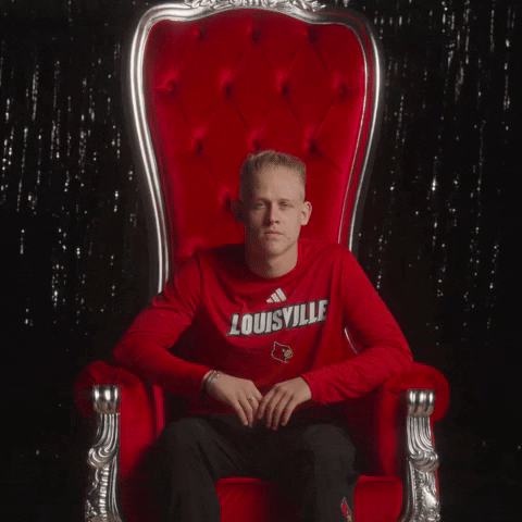 Swim Go Cards GIF by Louisville Cardinals