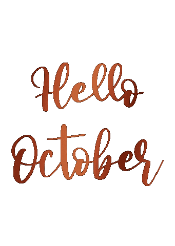 October Sticker