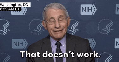 Fauci That Doesnt Work GIF by GIPHY News
