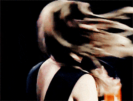 Scarlett Johansson Hair Flip GIF
