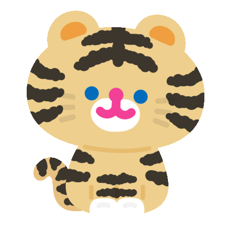Cat Tiger Sticker by THE RECORDER FACTORY