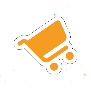 Cart Sticker by goedgepickt