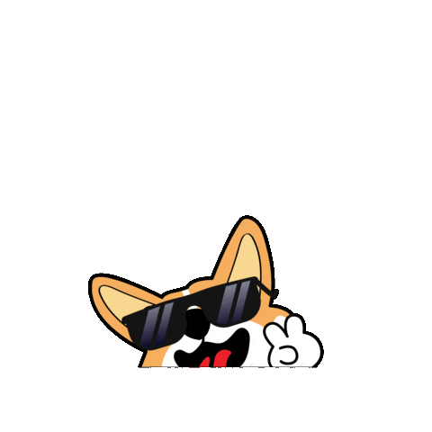 Halloween Corgi Sticker by Petique, Inc.