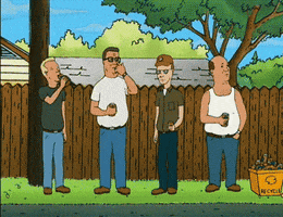 king of the hill beer GIF