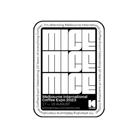 InternationalCoffeeExpo Sticker