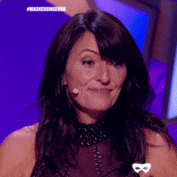 Davina Mccall Salute GIF by The Masked Singer UK
