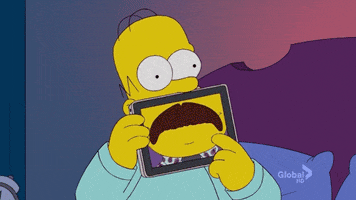 Homer Simpson Apple GIF