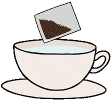 Tea Time Brew Sticker by Gryphon Tea
