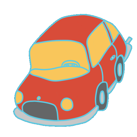 Car Drive Sticker by Jacub Allen