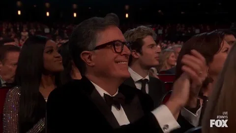 Stephen Colbert Clap GIF
